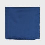 Art Gallery Clothing Navy Blue Pocket Square