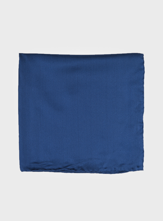 Art Gallery Clothing Navy Blue Pocket Square