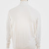 ART GALLERY CLOTHING MOD STYLE KNITWEAR TERENCE Off white, long sleeved, knitted turtle neck with fold-back cuffs.